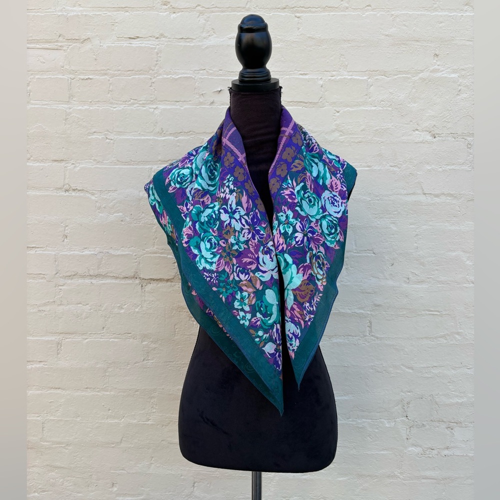 Vintage Oscar De La Renta Silk Scarf
